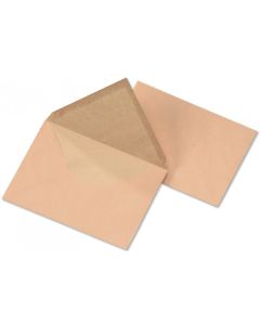 Lot de 1000 Enveloppes sans fenêtre - 90 x 140 mm - Marron : GPV Visuel