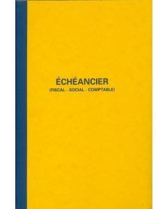 Registre - Echéancier mensuel - 320 x 210 mm ELVE 70801 