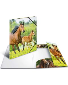 Chemise à rabats - Motif Cheval - A4 : HERMA Photo