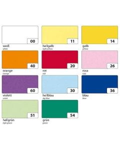 Papier Transparent - Rouge - 505 x 700 mm : FOLIA Visuel