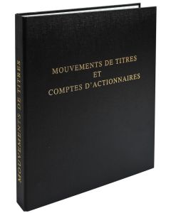 Registre Mouvements de Titres Comptes d'Actionnaires LE DAUPHIN Modèle 944D