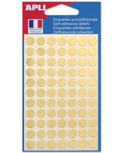 Photo Pastilles adhésives 8 mm - Or AGIPA 100600