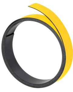 Bande magnétique - 20 mm x 1 m - Jaune FRANKEN
