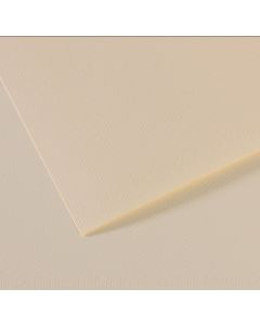 Feuille de Papier dessin Mi-teintes - 500 x 650 mm - Crème pastel : CANSON Image
