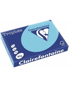 Ramette de papier Trophée de 500 feuilles A3 - Bleu Alizé : CLAIREFONTAINE Visuel