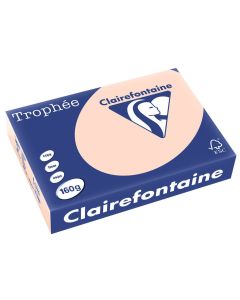 Ramette de papier de 250 feuilles A3 160g - Saumon : CLAIREFONTAINE Trophée Modèle