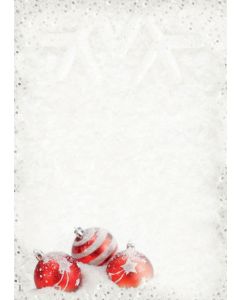Papier à motif de Noël - Ambiance Hivernale - Lot de 100 feuilles : SIGEL image