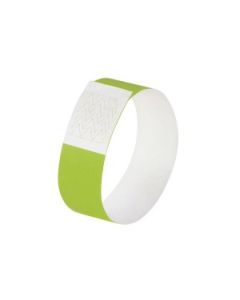 SIGEL : 120 bracelets d'identification Super Soft EB212 - Vert - Uni