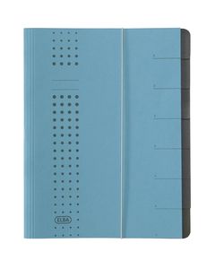 ELBA 400002020 : Trieur à élastique 7 compartiments - Bleu