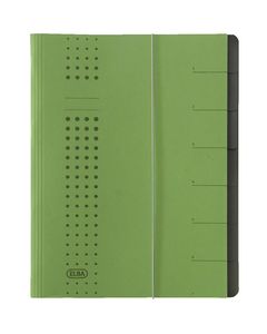 ELBA 400002025 : Trieur à élastique 7 compartiments - vert