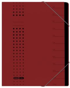 Trieur à élastique 12 compartiments - Bordeaux ELBA