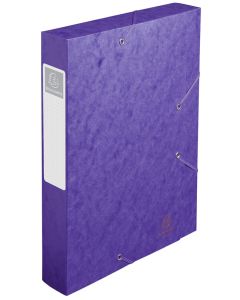 Boîte de classement Cartobox - Dos 60 mm - Violet : EXACOMPTA Image