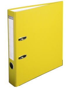 Classeur à levier en PP - Dos de 50 mm - Jaune EXACOMPTA Visuel