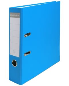 Classeur à levier en PP - Dos de 80 mm - Bleu clair EXACOMPTA Visuel