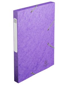Boîte de Classement Cartobox - Dos 25 mm - Violet : EXACOMPTA Photo