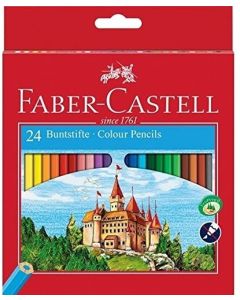 Étui de 24 Crayons de couleurs : FABER CASTELL Modèle