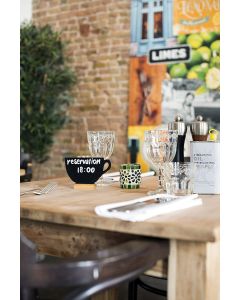 Ardoise de Table - 220 x 350 mm : SECURIT Silhouette : Cuisinier photo