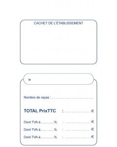 FMP Brands Bloc-notes de serveur, carnet de chèques d'invités, 1000  feuilles au total, 10 blocs, 100 feuilles/bloc, blocs de contrôle pour  serveurs, bloc-notes de serveuse pour restaurant, bar, café, dîners :  