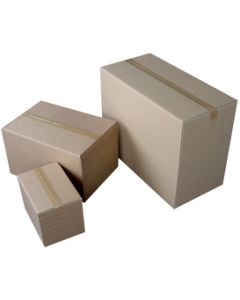 HAPPEL 831 : Lot de caisses américaines en carton ondulé - 350 x 250 x 85 mm