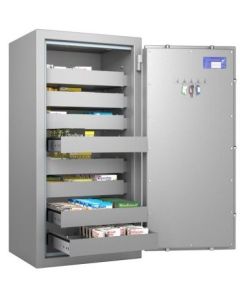 Coffre pour stupéfiants à code - 8 tiroirs - 127L HARTMANN Pharma Protect