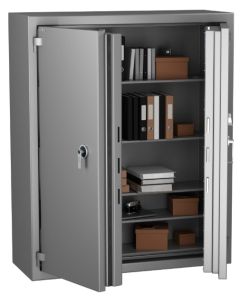 Coffre-fort Classe 5 ignifuge 30 min - Serrure à disques et à clé - 760 L HARTMANN Zephir