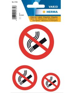 HERMA : Etiquettes de signalisation - Non Fumeur interdiction