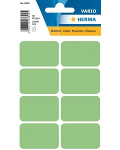 HERMA 3695 : Lot de 40 étiquettes adhésives - 26,0 x 40,0 mm - Vert