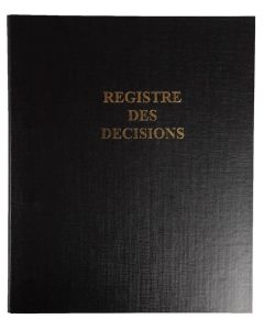 LE DAUPHIN 937D : Registre - Décisions Procès-verbaux