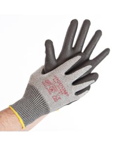 Gants de travail anti-coupure - Taille S - Gris/Noir : HYGOSTAR Cut Safe Image