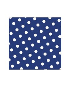 Serviettes de table à points - Bleu foncé PAP STAR 82750
