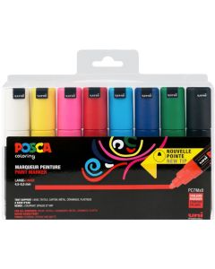 Marqueur peinture - Assortiment POSCA PC-7M Lot de 8