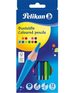 Photo PELIKAN 724005 : Étui de 12 crayons de couleur standard 