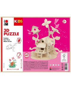 Photo Puzzle 3D en bois - Maison des fées MARABU KIDS