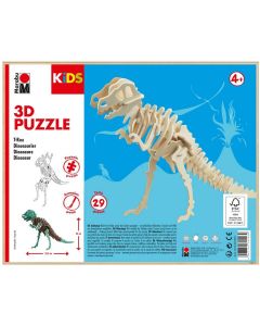 Photo Puzzle 3D en bois - Dinosaure T-Rex MARABU KIDS