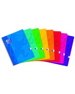 Photo Cahier à spirale - 100 pages - 240 x 320 mm : OXFORD assortiment