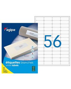 AGIPA : Etiquettes adhésives blanches multi-usages 210 x 148,5 mm - 119016