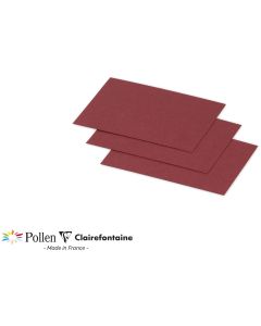 Photo POLLEN : Carte de papier Bordeaux - Format 70 x 95 mm 1280C