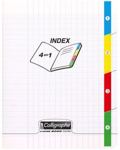 CLAIREFONTAINE 951413C : Cahier Koverbook - POLYPRO - 96 pages à grands carreaux - 170 x 210 mm - vert