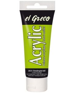Peinture acrylique EL Greco - 75 ml - Vert sinople clair KREUL tube
