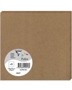 Photo POLLEN Carte en papier Kraft - 135 x 135 mm