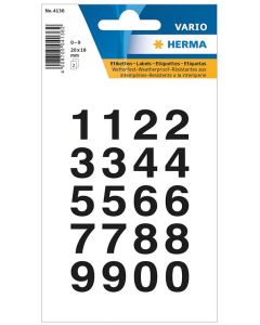 31x10mm Jumeaux Consécutifs Séquentiel Numérotation Étiquettes Numéro Stickers 3 
