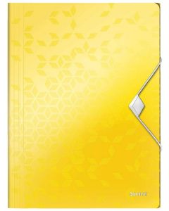 Photo Chemise à élastique A4 - 150 feuilles - Jaune LEITZ WOW Image