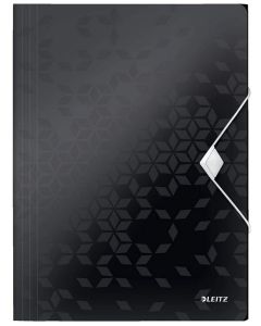 Photo Chemise à élastique A4 - 150 feuilles - Noir LEITZ WOW Image