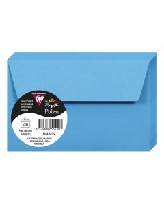 Photo Enveloppe POLLEN Bleu Turquoise Format  90 x 140 mm 5551C