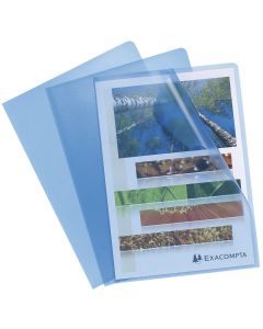Photo Pochettes à coins A4 - Bleu EXACOMPTA Image