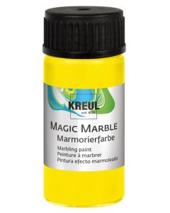 Photo KREUL : Peinture à marbrer Magic Marble - 20 ml - Flacon Jaune citron 