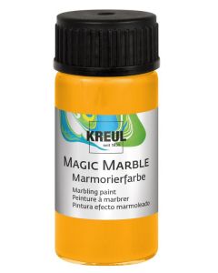 Photo KREUL : Peinture à marbrer Magic Marble - 20 ml - Flacon Jaune soleil
