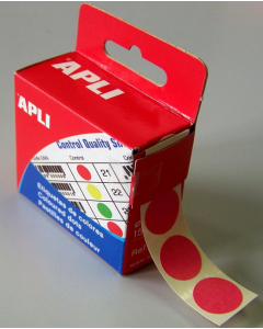 Pastilles adhésives 15 mm - Rose AGIPA 115010 Etiquettes