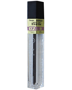 Photo PENTEL : Lot de 12 mines de rechange 0,2 mm - B - C502-B
