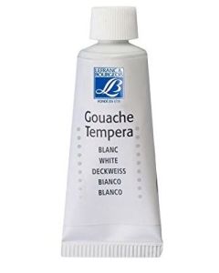 Photo Tube de gouache - 20 ml Blanc opaque LEFRANC et BOURGEOIS (Peinture)
